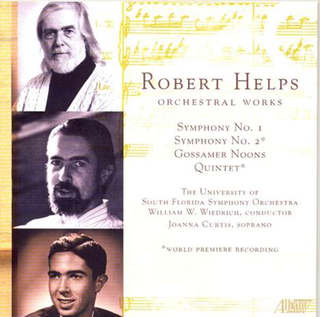 Robert Helps (1928-2001): Symphonien Nr.1 &amp; 2, CD