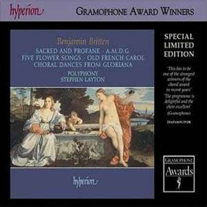 Benjamin Britten (1913-1976): Sacred and Profane op.91, CD