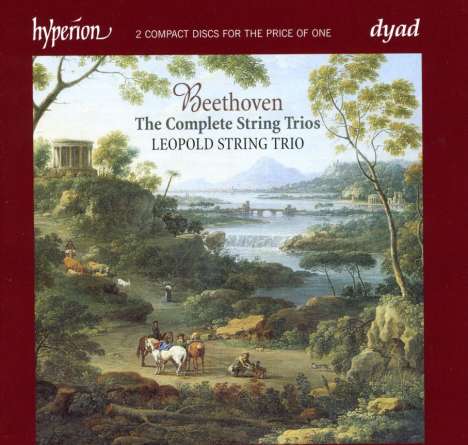 Ludwig van Beethoven (1770-1827): Streichtrios Nr.1,3-5 (op.3;op.9 Nr.1-3), 2 CDs