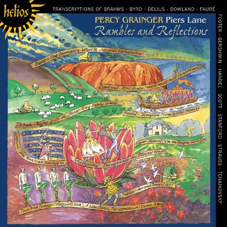 Percy Grainger (1882-1961): Transkriptionen für Klavier "Rambles and Reflections", CD