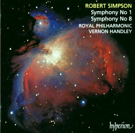 Robert Simpson (1921-1997): Symphonien Nr.1 &amp; 8, CD