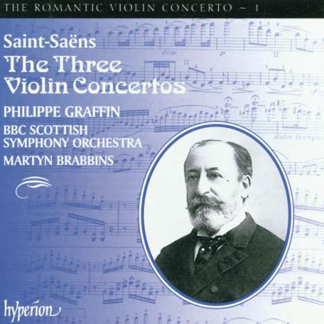 Camille Saint-Saens (1835-1921): Violinkonzerte Nr.1-3, CD