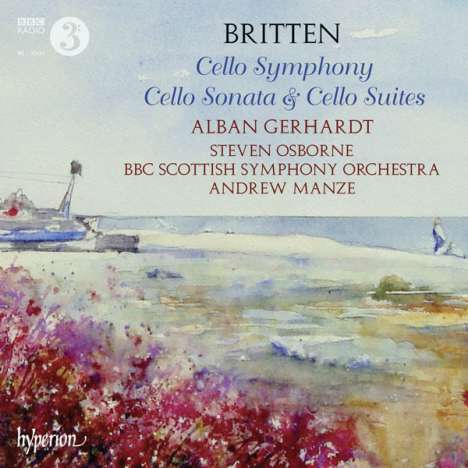 Benjamin Britten (1913-1976): Symphonie für Cello &amp; Orchester op.68, 2 CDs