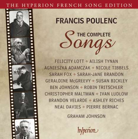 Francis Poulenc (1899-1963): Sämtliche Lieder, 4 CDs
