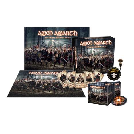 Amon Amarth: The Great Heathen Army (Special Limited Boxset), 1 CD und 1 Merchandise