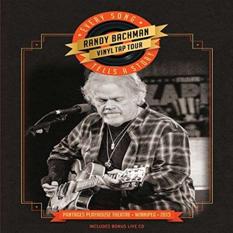 Randy Bachman: Vinyl Tap Tour: Every Song Tells A Story (DVD + CD), 1 DVD und 1 CD
