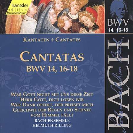 Bach / Gachinger Kantor: Sacred Cantatas Bwv 14 16 17 1, CD