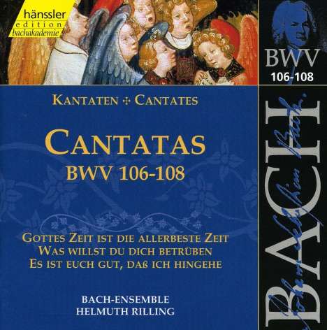 Bach / Gachinger Kantor: Sacred Cantatas Bwv 106-108, CD