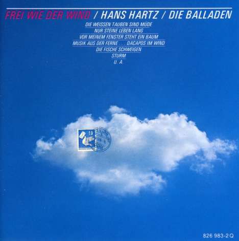 Hans Hartz: Frei wie der Wind, CD