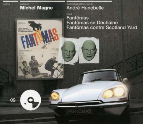 Michel Magne (1930-1984): Filmmusik: Fantomas, CD