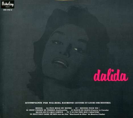 Dalida: Dalida, CD