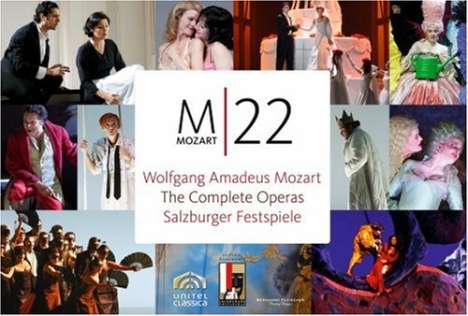 Wolfgang Amadeus Mozart (1756-1791): Mozart 22 - Sämtliche Opern (Salzburger Festspiele 2006), 33 DVDs