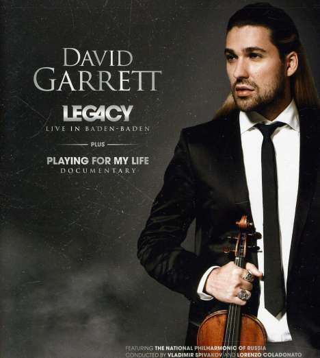 David Garrett - Legacy Live in Baden-Baden, Blu-ray Disc