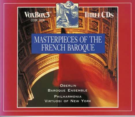 Masterpieces of the French Baroque, 3 CDs