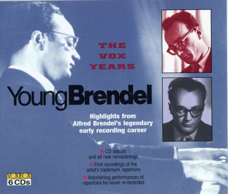 Alfred Brendel - The Vox Years, 6 CDs