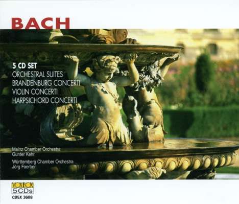 Johann Sebastian Bach (1685-1750): Orchestersuiten Nr.1-4, 5 CDs