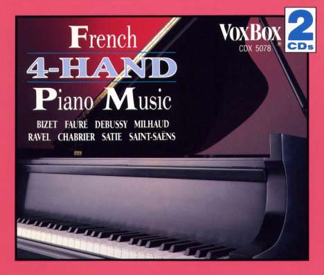 French 4-Hand Piano Music, 2 CDs