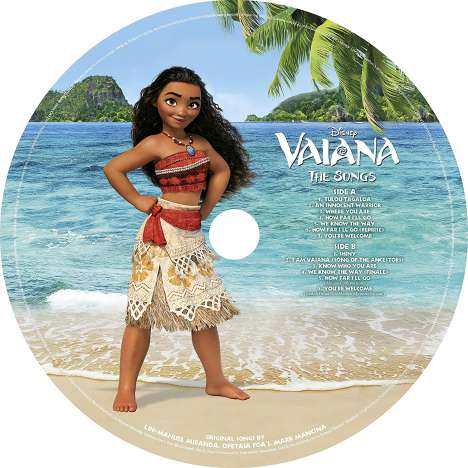 Filmmusik: Vaiana-Original Soundtrack (Picture Disc), LP