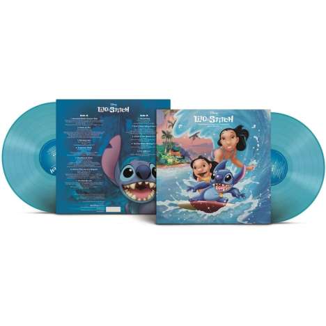 Filmmusik: Lilo &amp; Stitch (Limited 20th Anniversary Edition) (Transparent Blue Vinyl), LP