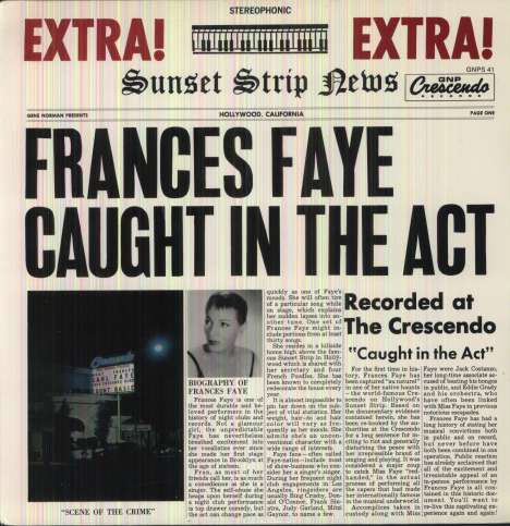 Frances Faye (1912-1991): Caught In The Act, LP