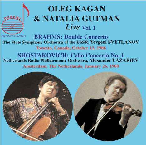 Oleg Kagan &amp; Natalia Gutman Live Vol.1, CD