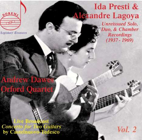 Ida Presti &amp; Alexandre Lagoya -  Legendary Treasures Vol.2, CD