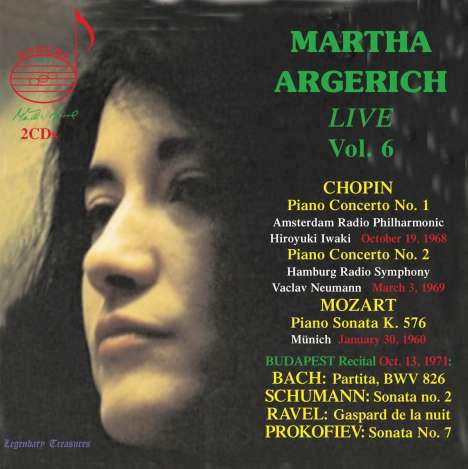 Martha Argerich - Legendary Treasures Vol.6, 2 CDs
