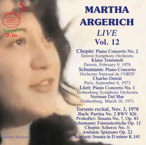 Martha Argerich - Legendary Treasures Vol.12, 2 CDs