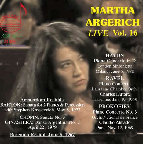 Martha Argerich - Legendary Treasures Vol.16, 2 CDs