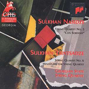 Sulkhan Nasidze (1927-1996): Streichquartett Nr.5 "Con Sordino", CD
