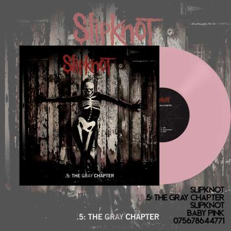 Slipknot: .5: The Gray Chapter (180g) (Limited Edition) (Baby Pink Vinyl), 2 LPs