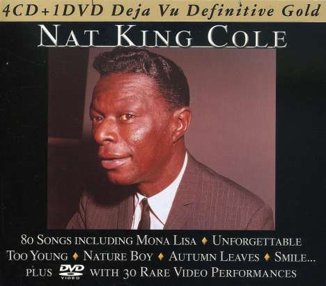 Nat King Cole (1919-1965): Nat King Cole (4CD + DVD), 4 CDs und 1 DVD