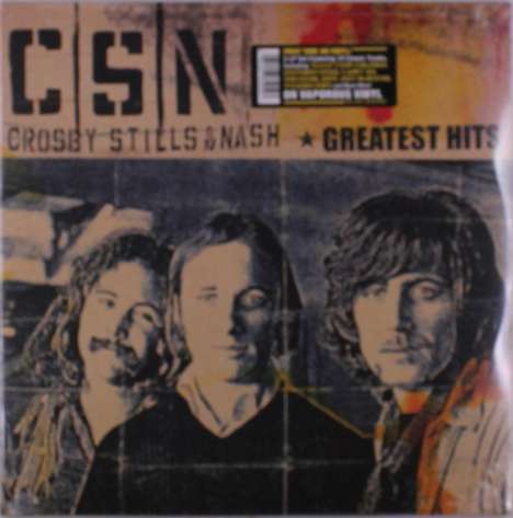 Crosby, Stills &amp; Nash: Greatest Hits (Milky Clear Vinyl), 2 LPs