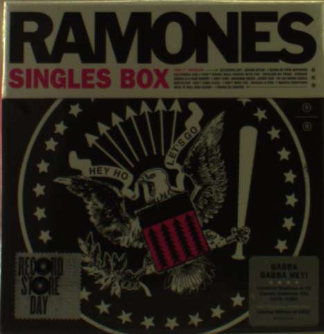 Ramones: Singles Box 1976-1980 (Limited-Numbered-Edition), 10 Singles 7"