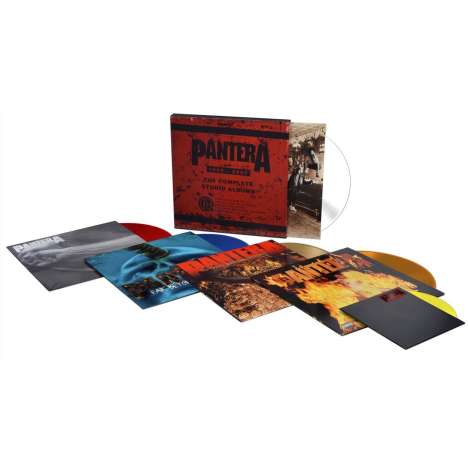 Pantera: The Complete Studio Albums 1990 - 2000 (180g) (Limited Edition Box Set), 5 LPs und 1 Single 7"