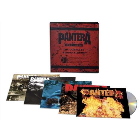 Pantera: The Complete Studio Albums 1990 - 2000, 5 CDs