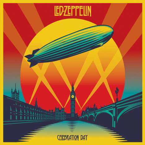 Led Zeppelin: Celebration Day: Live 2007 (Digipack CD-Size), 2 CDs, 1 Blu-ray Disc und 1 DVD
