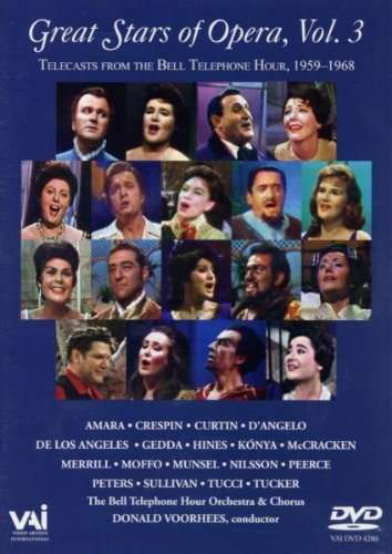 Great Stars of the Opera Vol.3, DVD