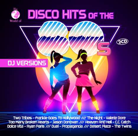 Disco Hits Of The 80s: DJ Versions, 2 CDs