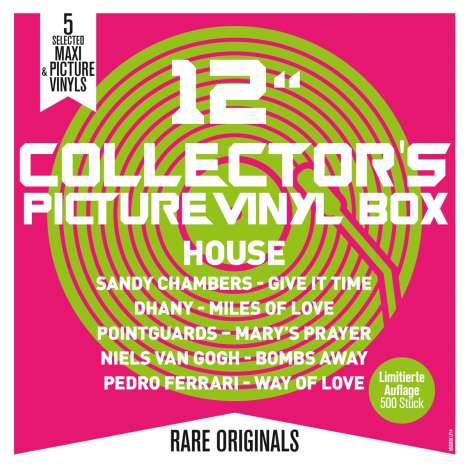 12" Collector's Picture Vinyl Box - House (Limited-Edition), 5 Singles 12"