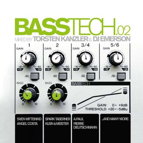 Basstech  Vol.2: Mixed by Torsten Kanzler &amp; DJ Emerson, 2 CDs