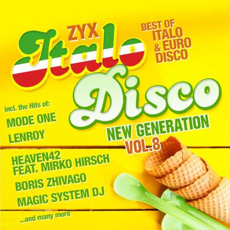 ZYX Italo Disco New Generation Vol.8, 2 CDs