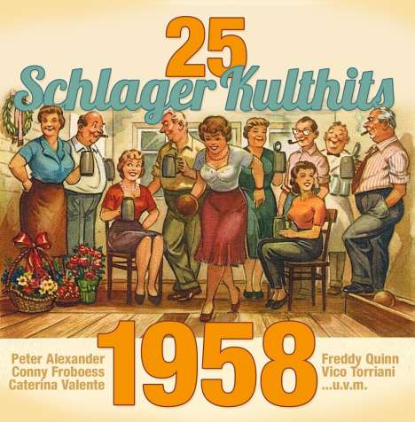 25 Schlager Kulthits: 1958, CD