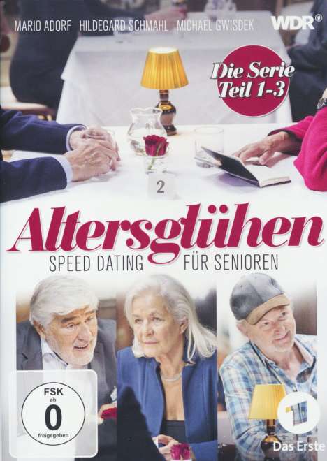 Altersglühen - Speed Dating für Senioren (Die Serie: Teil 1-3), DVD