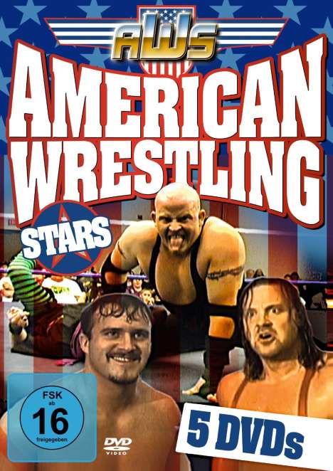 American Wrestling Stars, 5 DVDs