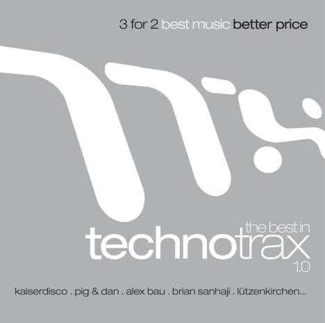 The Best In Techno Trax, 3 CDs