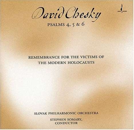 David Chesky (geb. 1956): Psalms 4-6, CD