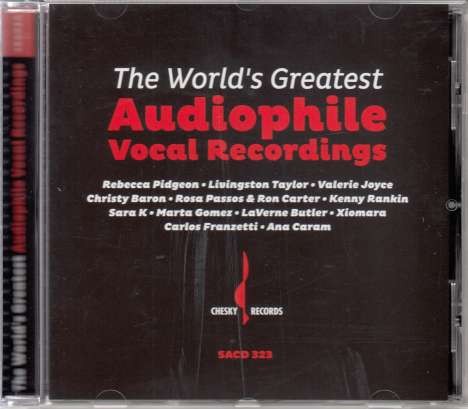 The World's Greatest Audiophile Vocal Recordings, Super Audio CD