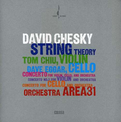 David Chesky (geb. 1956): Violinkonzert, CD