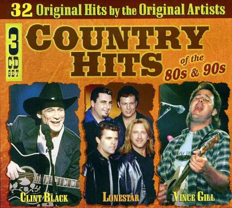 Country Hits Of The 80s &amp; 90s, CD